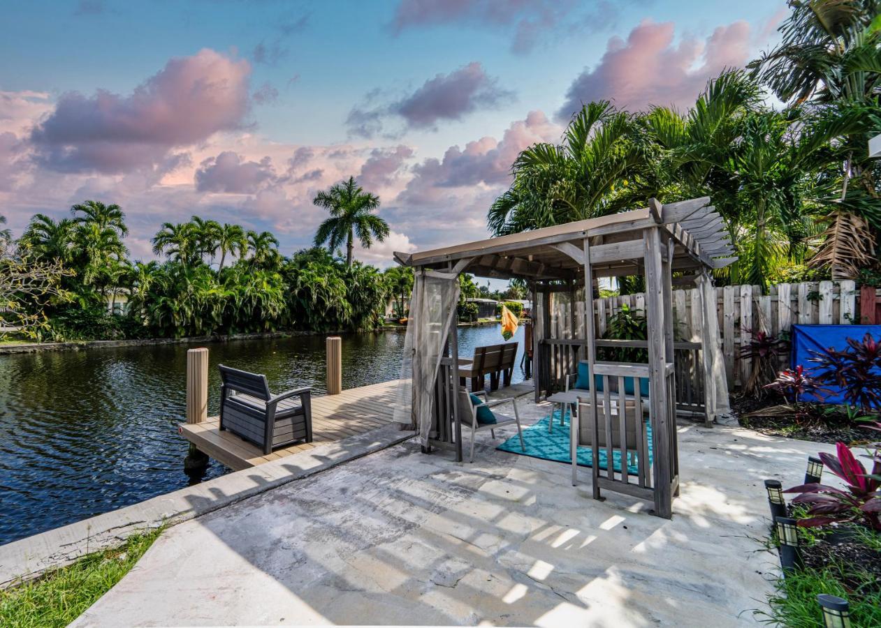 Central Waterfront Villa Salt Wtr Pool Near Beach Fort Lauderdale Bagian luar foto