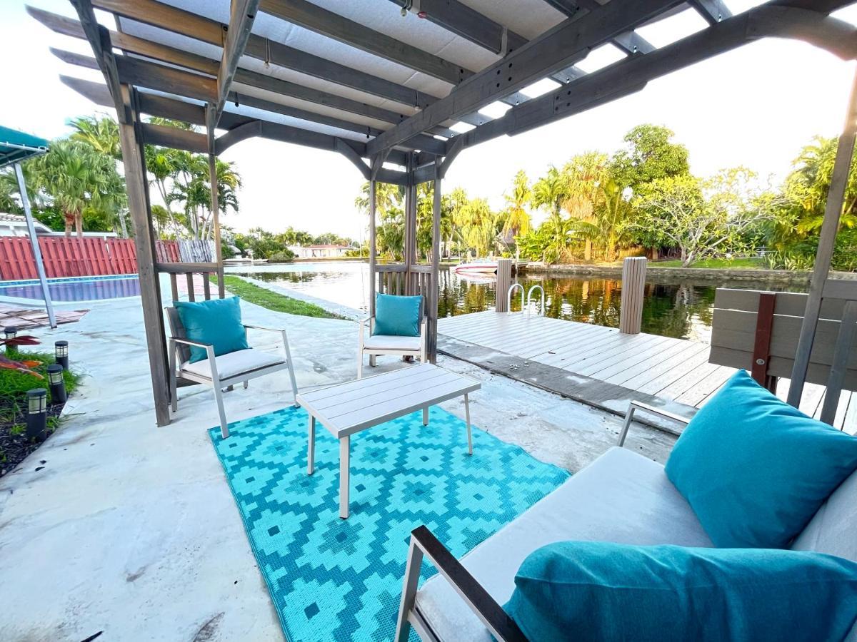 Central Waterfront Villa Salt Wtr Pool Near Beach Fort Lauderdale Bagian luar foto