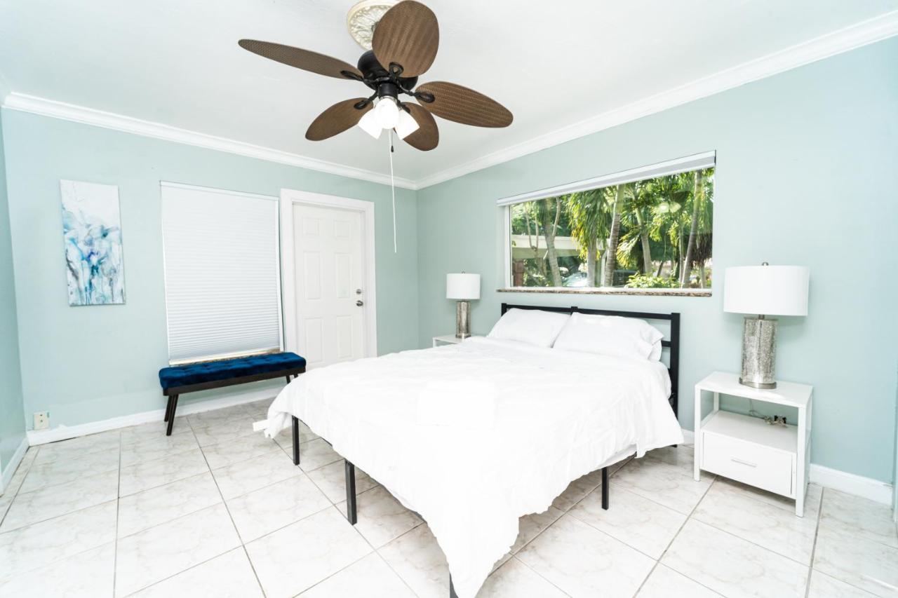 Central Waterfront Villa Salt Wtr Pool Near Beach Fort Lauderdale Bagian luar foto