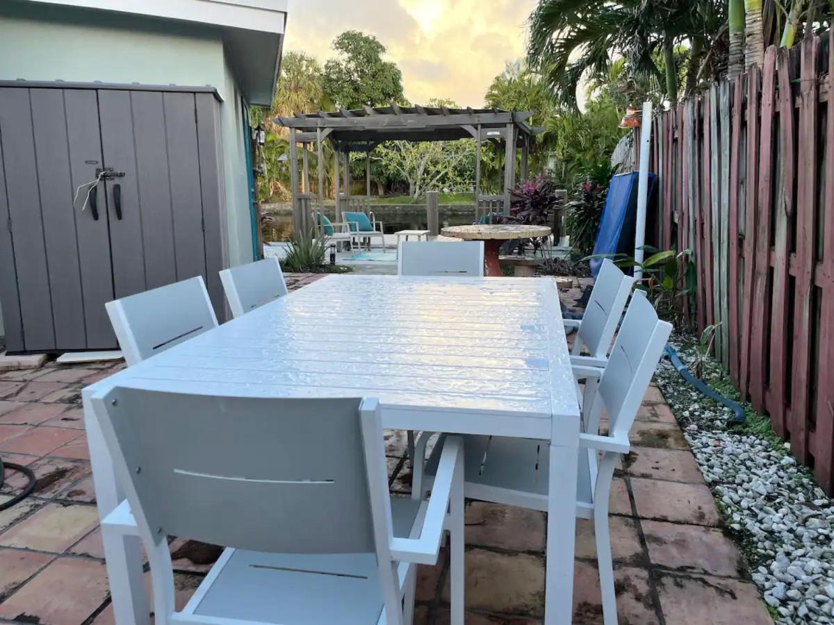Central Waterfront Villa Salt Wtr Pool Near Beach Fort Lauderdale Bagian luar foto