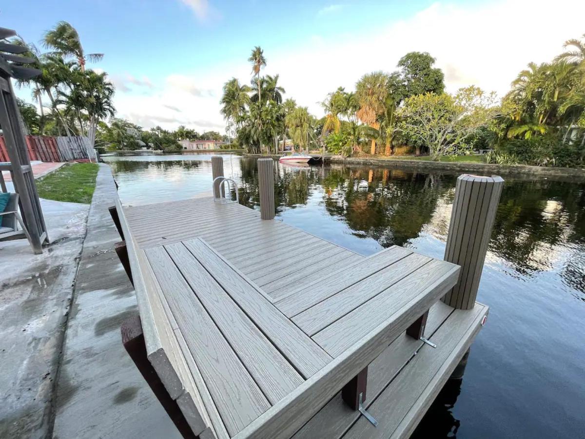 Central Waterfront Villa Salt Wtr Pool Near Beach Fort Lauderdale Bagian luar foto